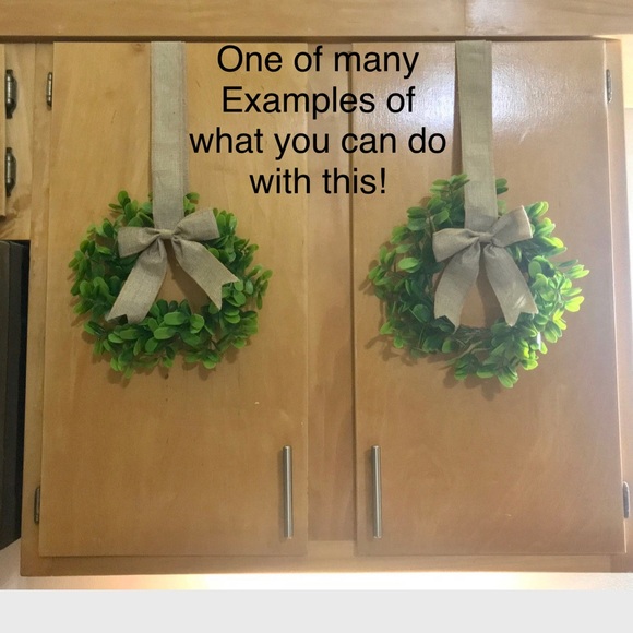 Artificial Eucalyptus Wreath. Size 13” l x 3” w x 13” h - Picture 4 of 6